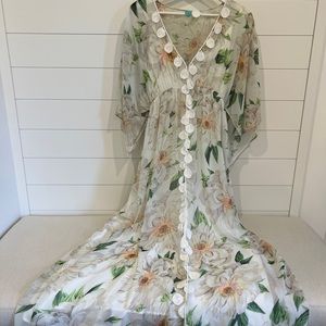 Floral Dress, Label: Farm from Anthropology